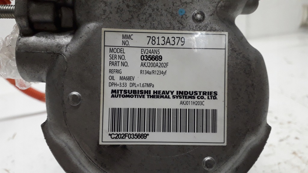 фото №9, Outlander 3 iii компрессор кондиционера 7813a379