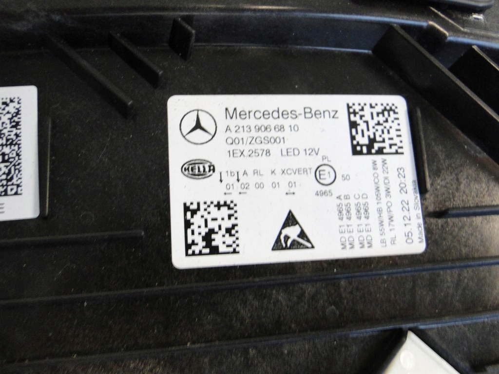 фото №11, Mercedes e kla 213 w213 lift лампа правая multibeam