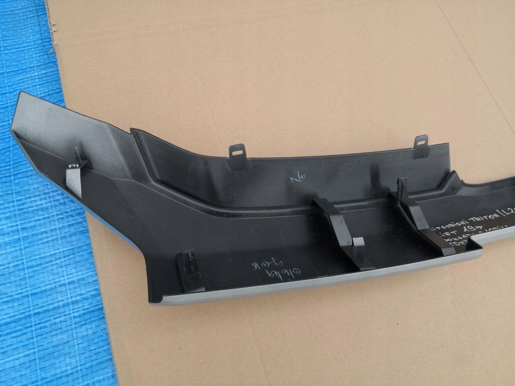 фото №7, Mitsubishi l200 v lift 19- накладка бампер перед