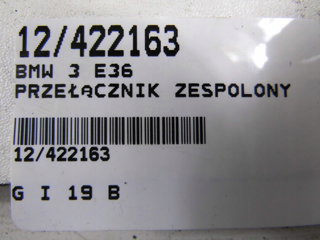 фото №8, Bmw 3 e36 переключатель комбинированный поворотники 1393282,4