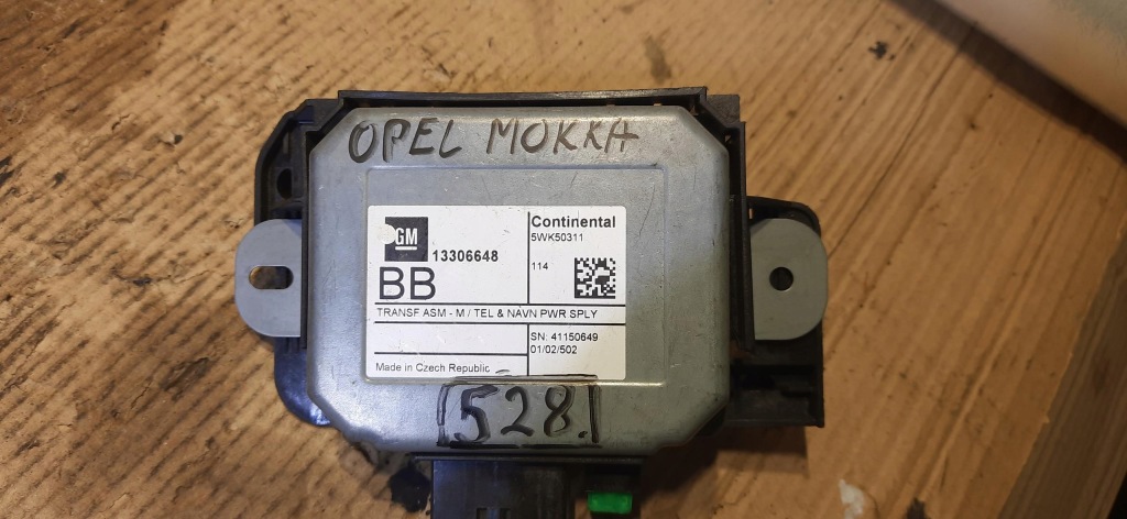 фото №1, Модуль блок управления кондиционера opel mokka 13306648