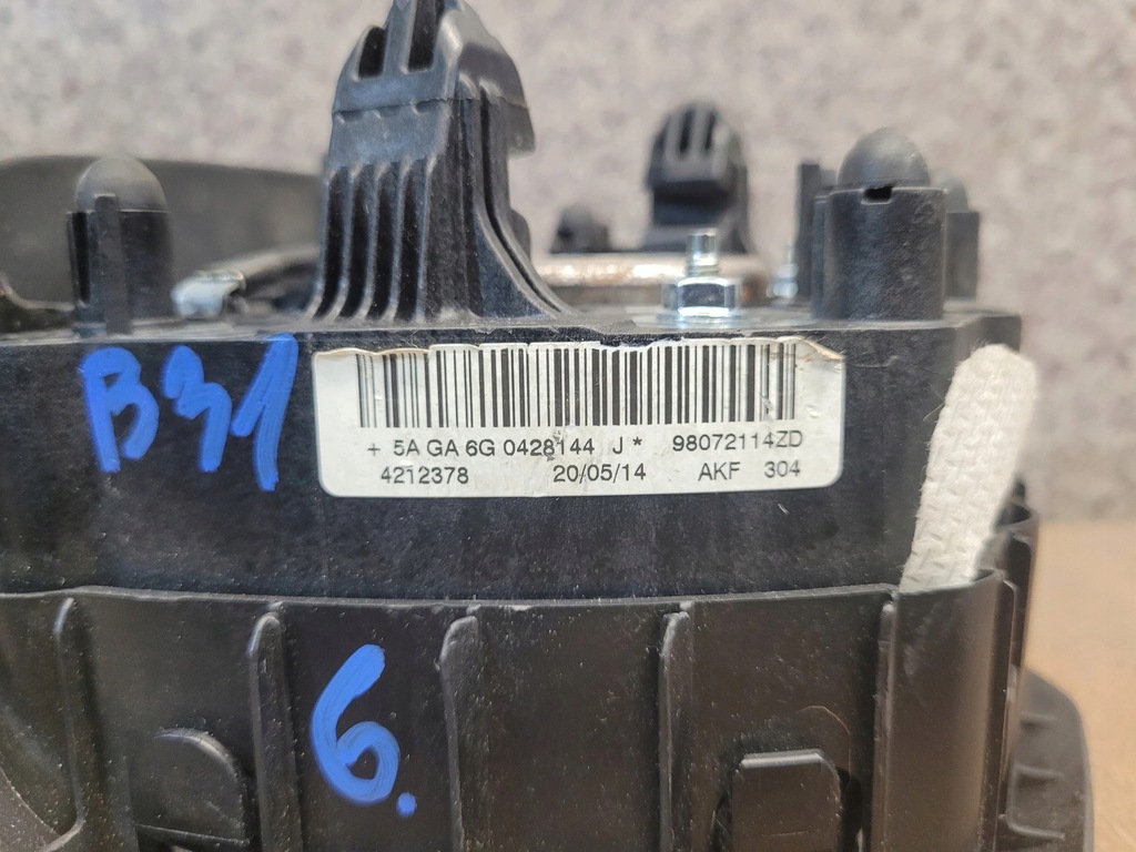 фото №6, Peugeot 2008 i подушка водителя подушка безопасности 98072114zd