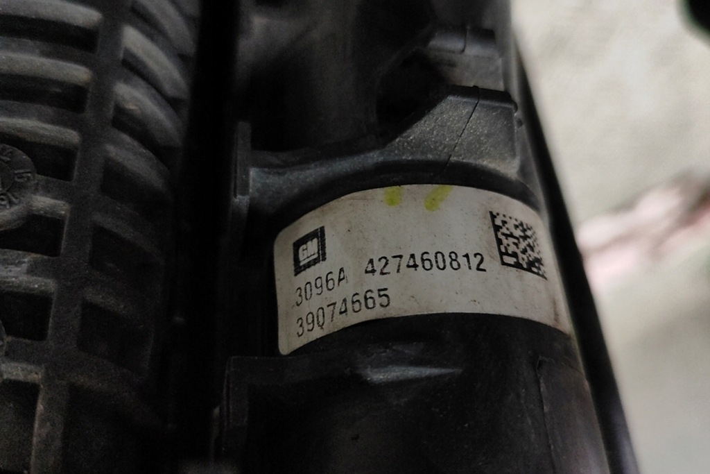 фото №7, Opel vauxhall cascada kühler набір 13267646 1.4 benzin 103kw 2016