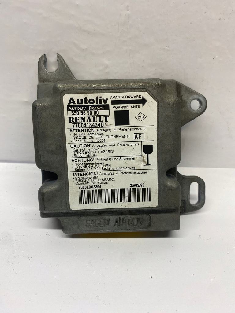 фото №1, Модуль подушка безопасности renault scenic i 7700418434d