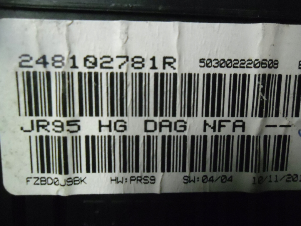 фото №3, Счетчик приборы renault scenic iii 248102781r