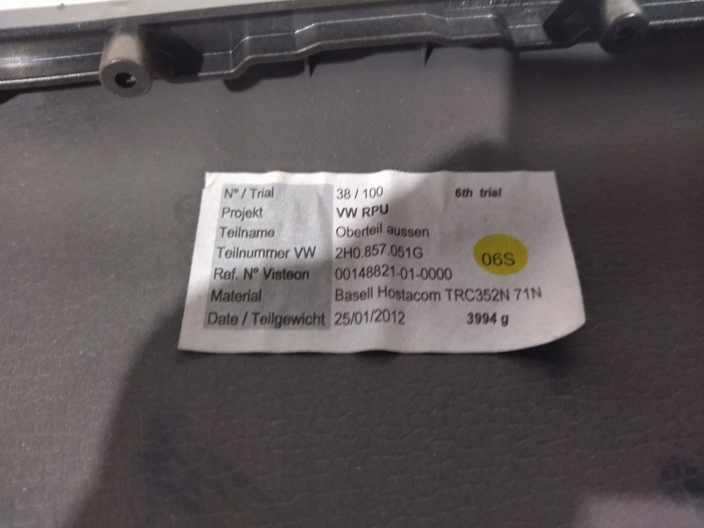 фото №16, 2h0857081g консоль приборная панель приборная vw amarok 2012-2017r