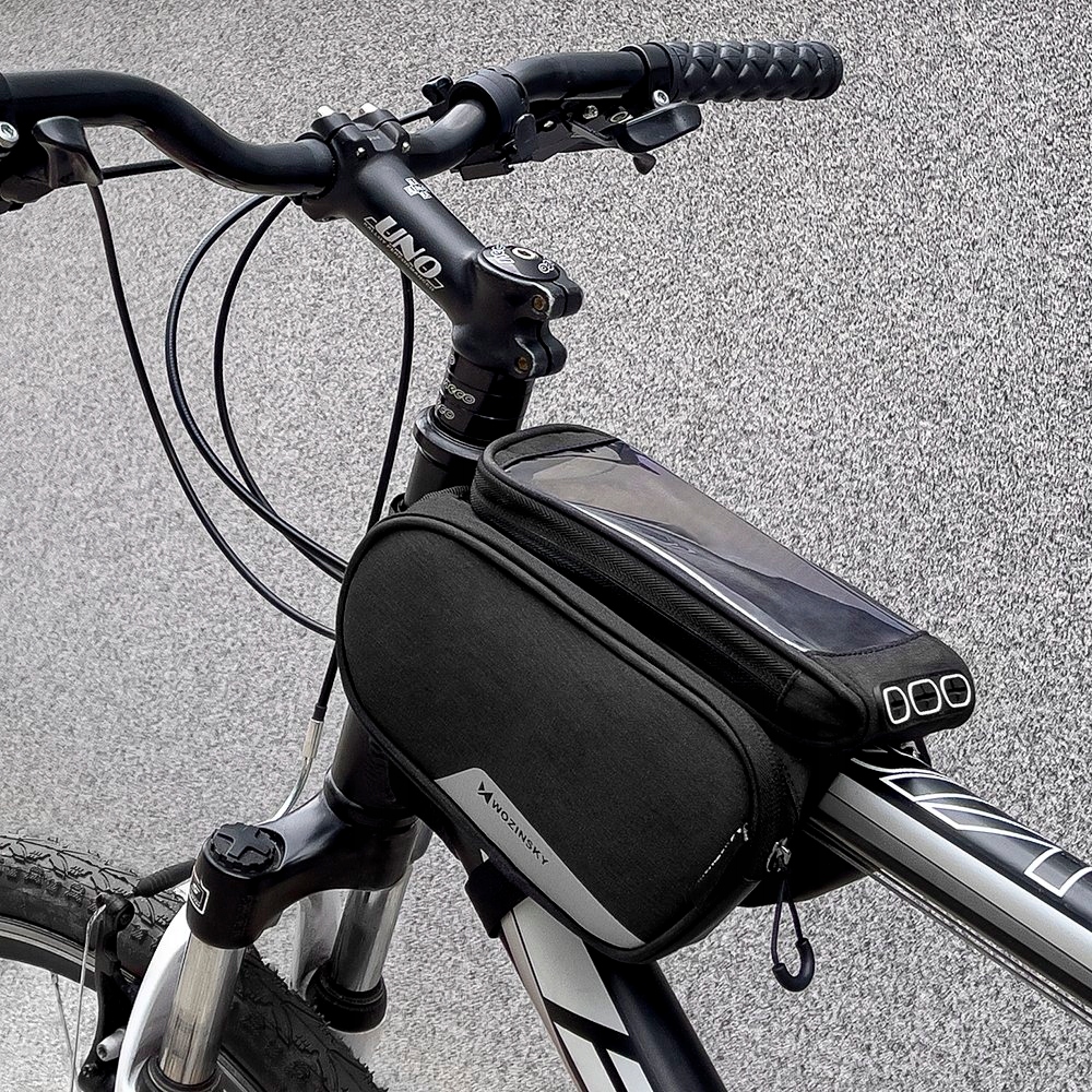 Сумка rowerowa на рама + odczepiany чехол на телефон к 6.5" 1.5l czarn Цена