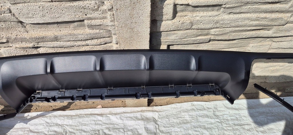 фото №11, Porsche cayenne 9y 17-23 спойлер dół бампера задняя новый org