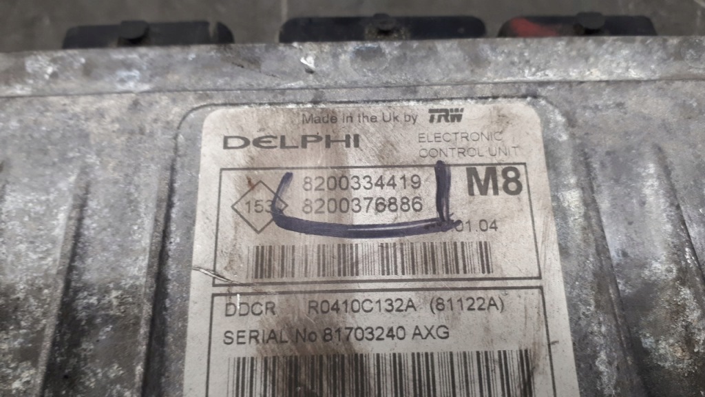 фото №10, 8200334419 бортовий комп'ютер блок керування nissan micra k12 1.5 dci