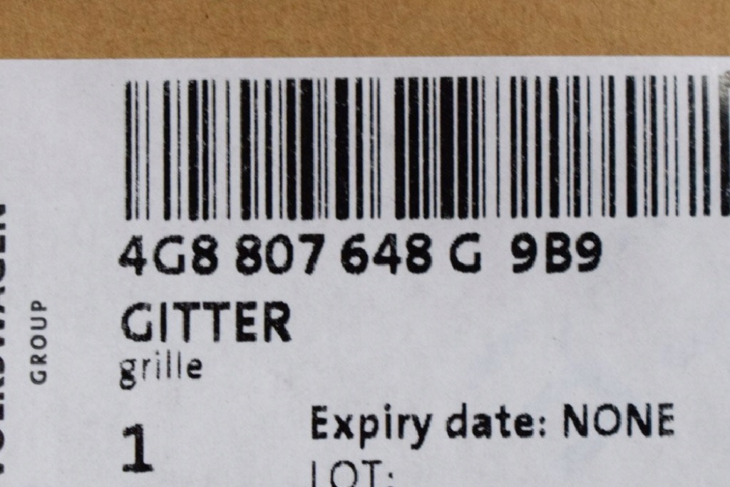 Audi a7 4g8 s-line передняя правая решётка бампера nowa оригинальная 4g880764 Недорого