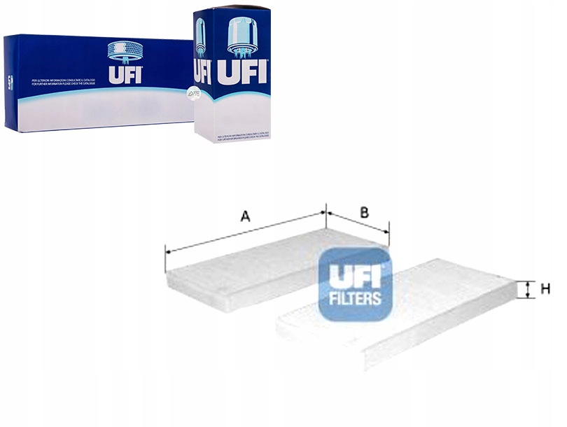 фото №1, Ufi фильтр салонный jeep liberty ii 08 180x91x2