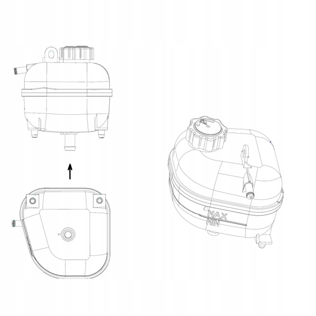 фото №1, Бачок расширительный mini r50 r53 r52 02-08