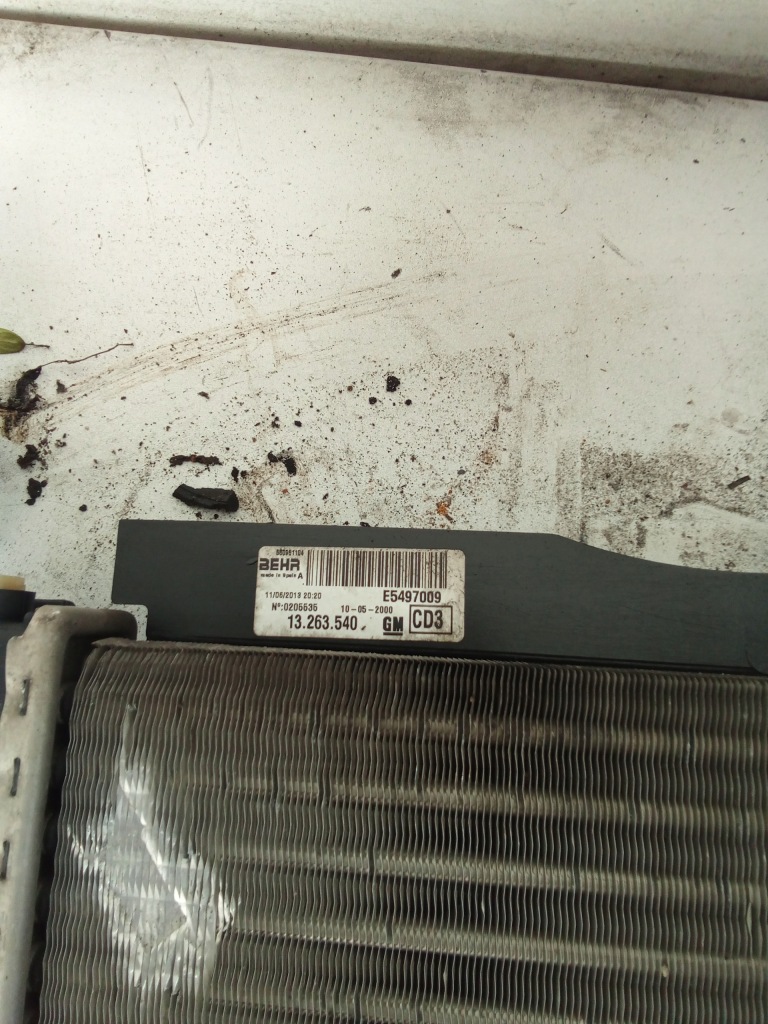 фото №3, D116 pas радиатор corsa d 1.0b