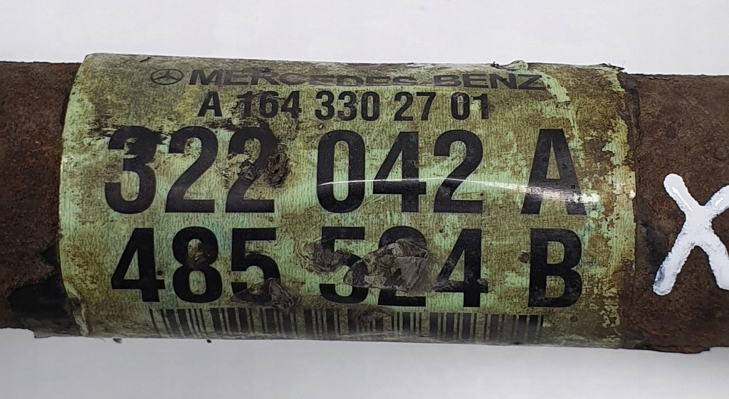 фото №4, Привідний вал лівий перед 4matic mercedes gl x164 3.0 cdi