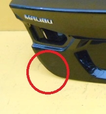 фото №9, Chevrolet malibu 2016- крышка багажника багажника