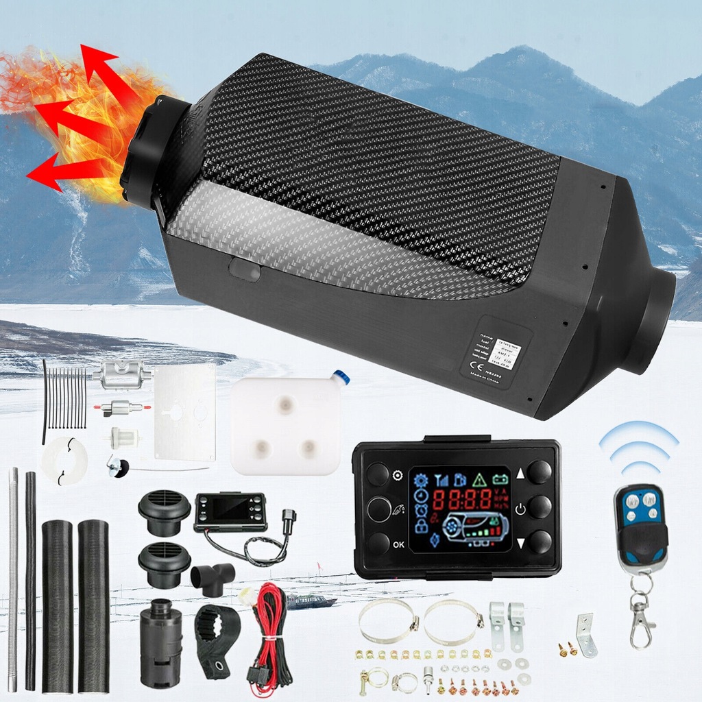 фото №8, Нагрівач стояночний, дизель з lcd,podgrzewacz повітря na олія привідний