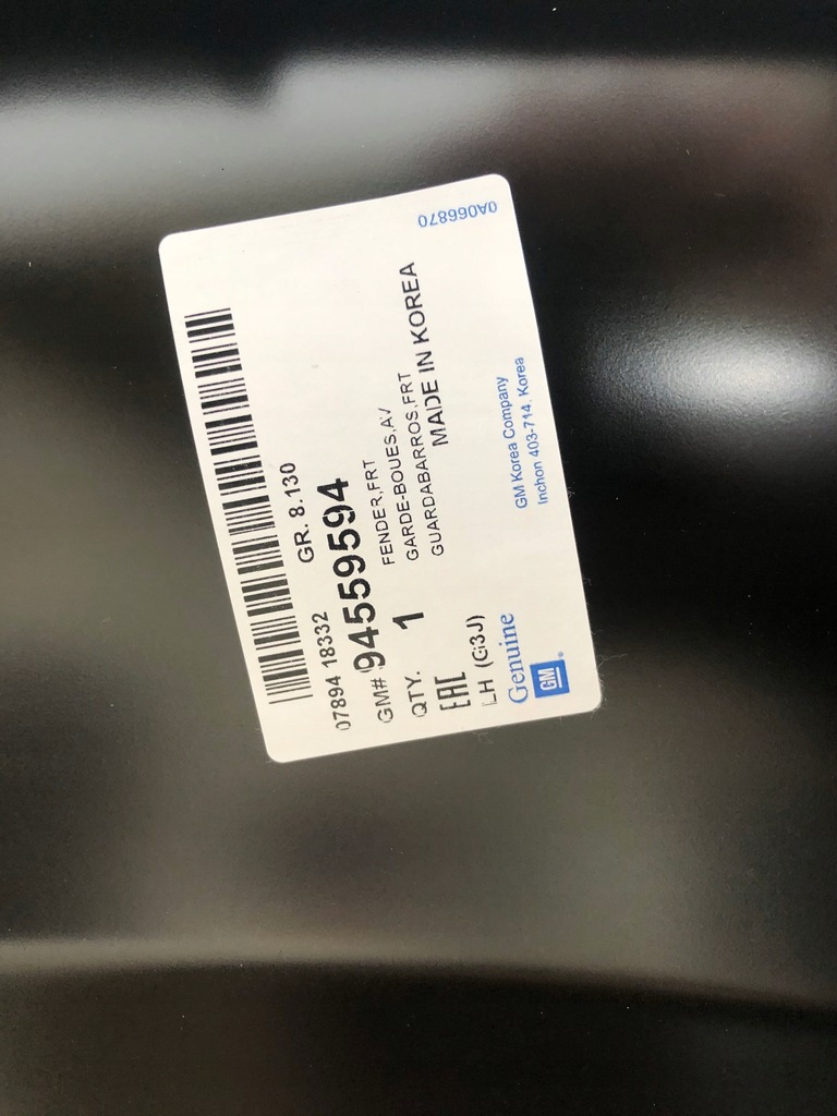 фото №7, Крыло левый перед передний chevrolet orlando