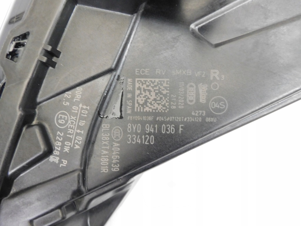 фото №16, Audi rs3 8y s3 a3 лампа правая левая matrix тонированные