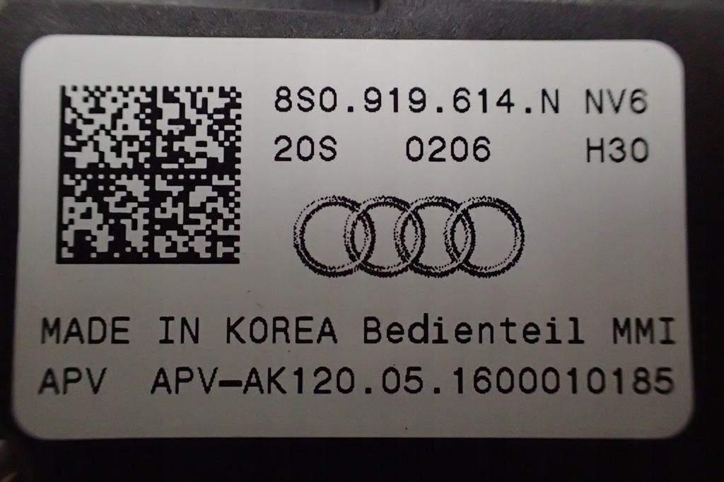 фото №7, Audi tt 8s панель блок управления mmi 8s0919614n