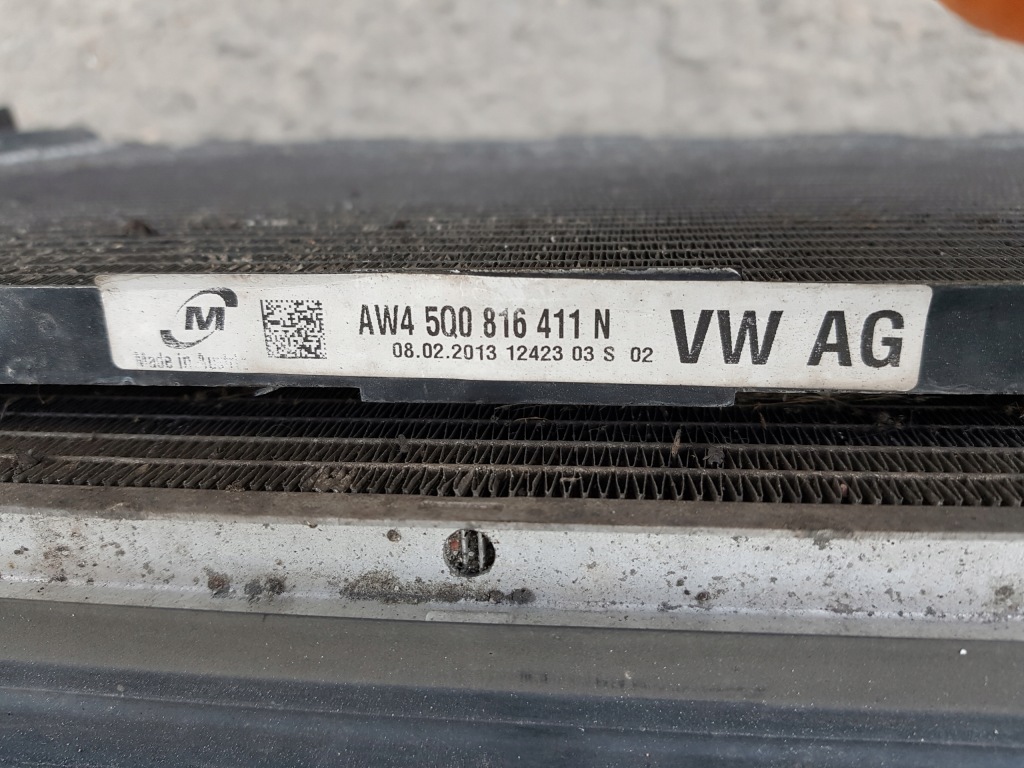 Audi a3 8v 13-16r 1.4 tfsi радиатор воды кондиционера Недорого