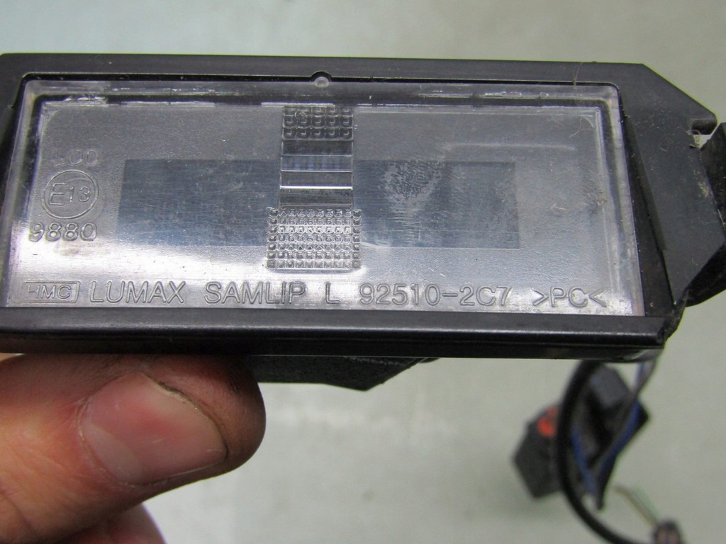 фото №12, I20 ii 17r лампа ліхтарі освітлення номерного знака реєстраційний 92510-2c7 kpl