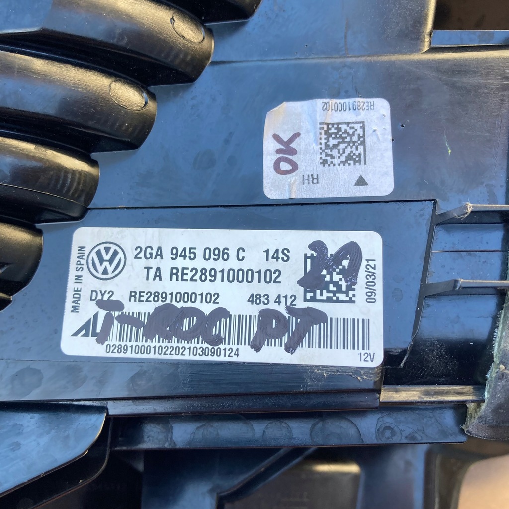 фото №13, Vw t-roc лампа правая задняя led 2ga945096c 2021r