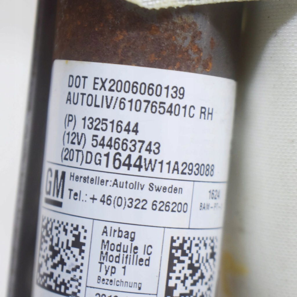 фото №6, Chevrolet orlando 2011 правая сторона шторка безопасности подушка безопасности