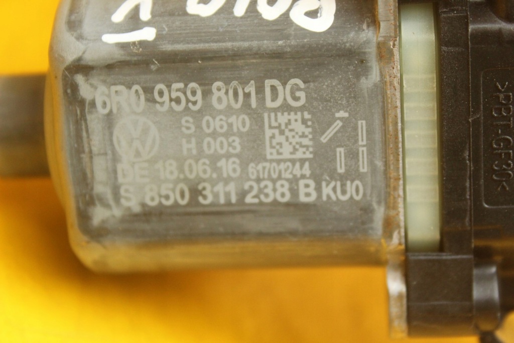 фото №11, Моторчик блок управления стекло левый перед vw polo v 6r0959801dg 0130822531