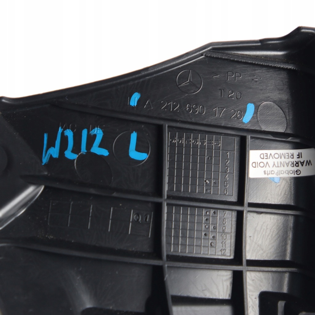 фото №12, Mercedes w212 защита молдинг накладка порог левая