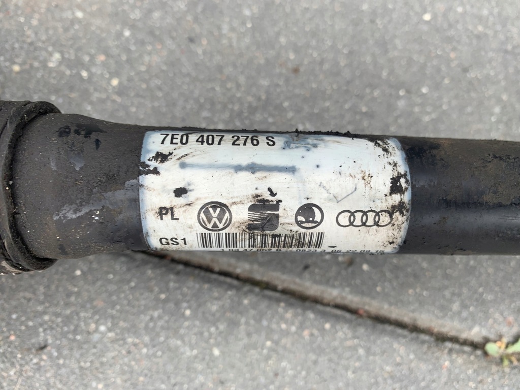 фото №10, Привідний вал права передня перед vw transporter t6 7e0407276s