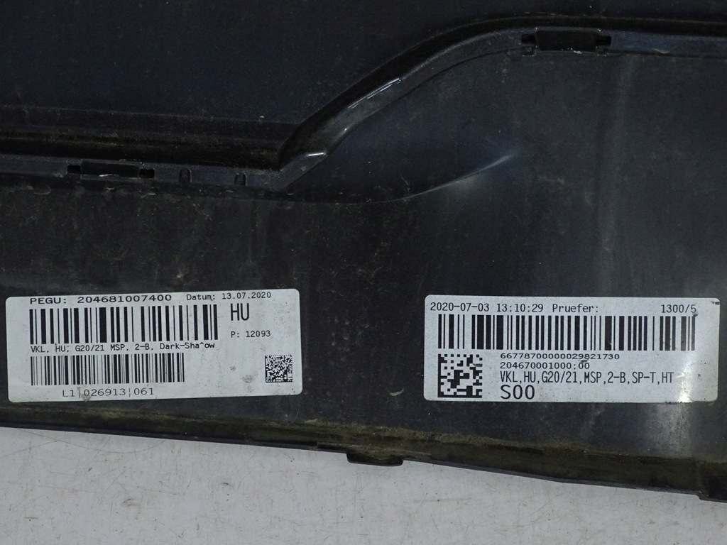 фото №7, Бампер задняя задний bmw 3 g21 m-pakiet