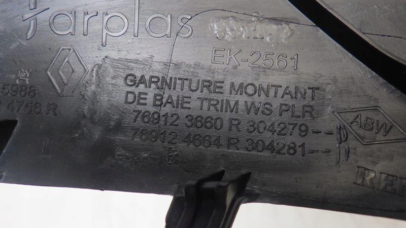 фото №8, Пластик защита стойка a левая динамик renault clio v 769123660r 769124664r