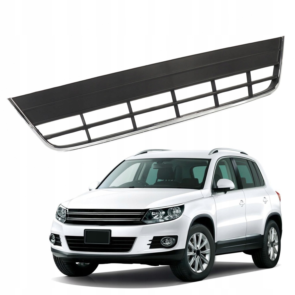 фото №7, Нижняя средняя решётка бампера передний 5n0853671b82v нижняя решётка f7