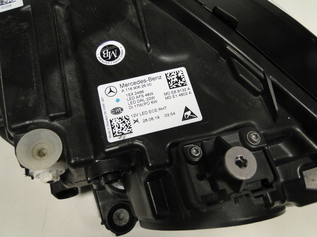 Mercedes лампа правая led high performance передняя cla 118 c118 x118 w118 с Разборки