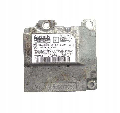 фото №1, Модуль подушок повітряних peugeot 307 cc cabrio