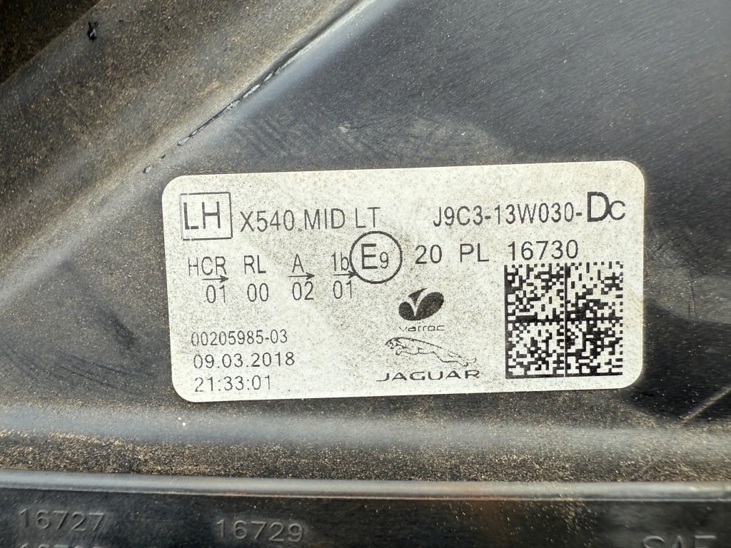 Фара перед led левый оригинал jaguar e-pace x540 Киев