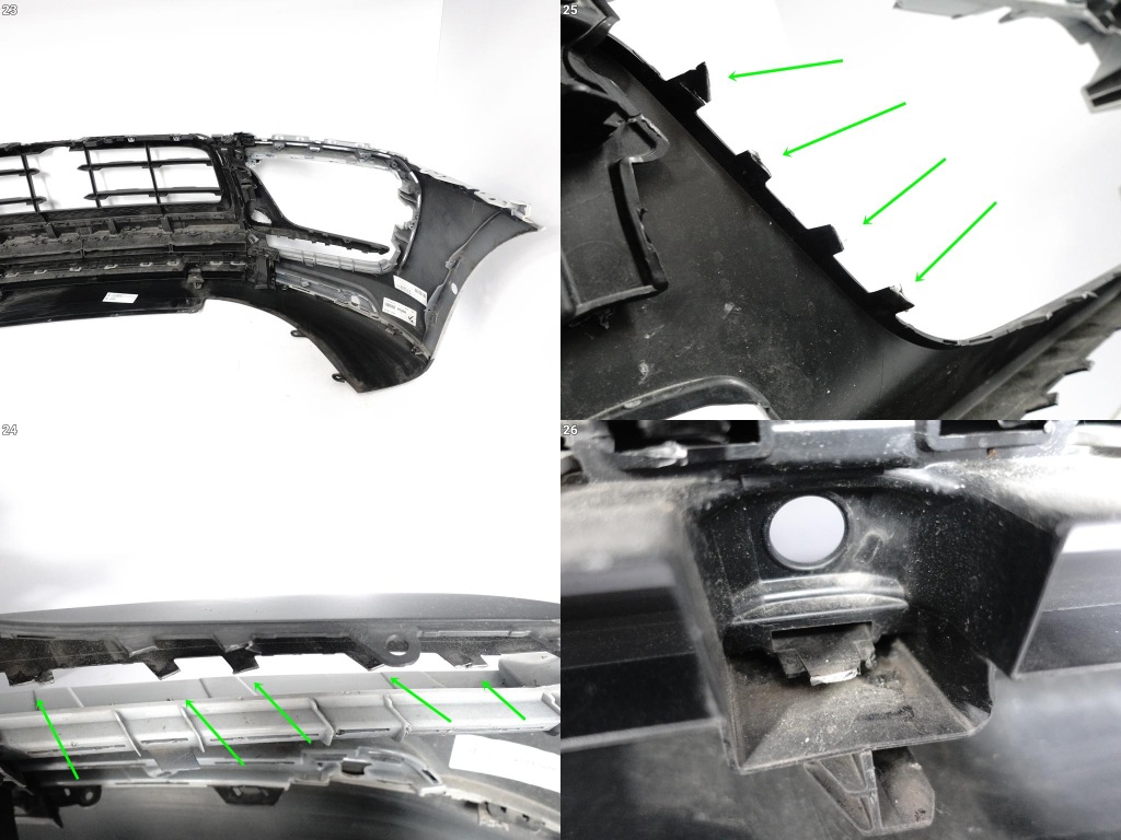 Porsche macan 95b gts drugi lift 21-24 бампер + решётка + спойлер перед Оригинал