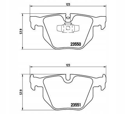 фото №1, Brembo гальмівні колодки гальмівні bmw brilliance 3 series