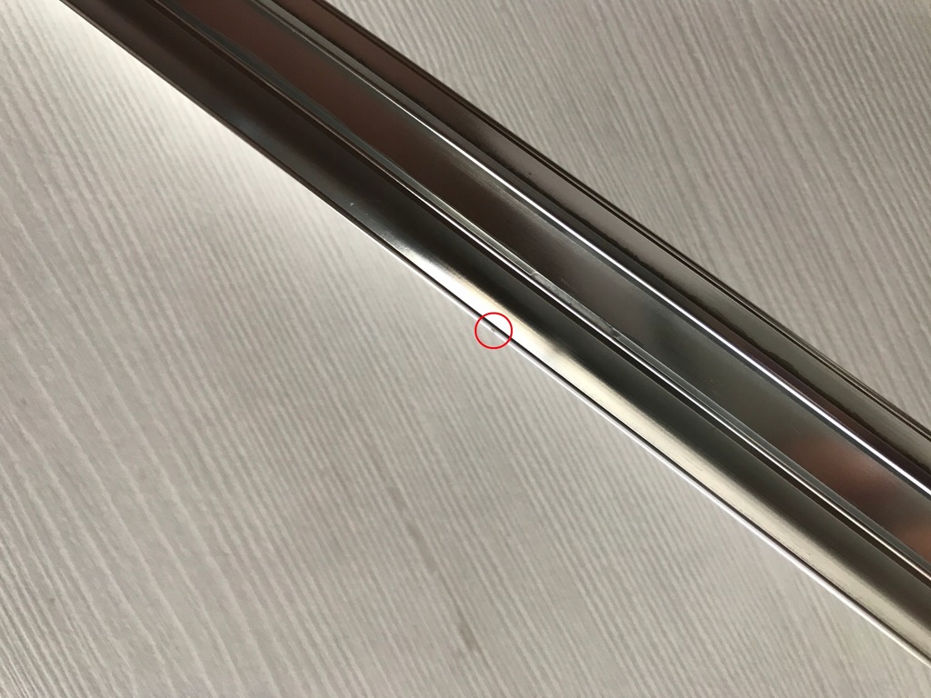 фото №7, Volvo v70 iii xc70 ii 08-16 нижняя молдинг хром стекло кузовной левый задняя