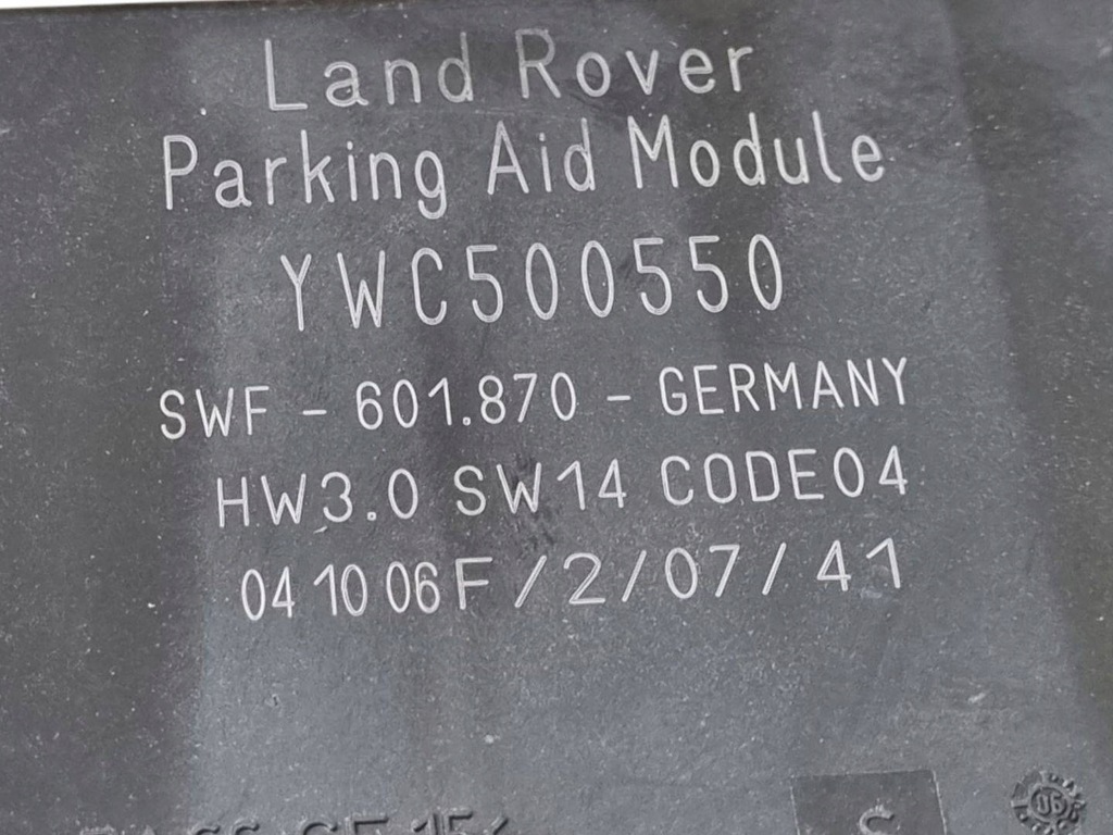 фото №4, Блок управления датчиков парковки land rover range rover sport l320 2006