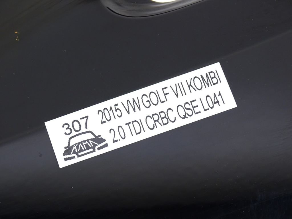 Крыло левый перед передний vw golf vii 7 mk7 универсал l041 lo41 чёрный Оригинал