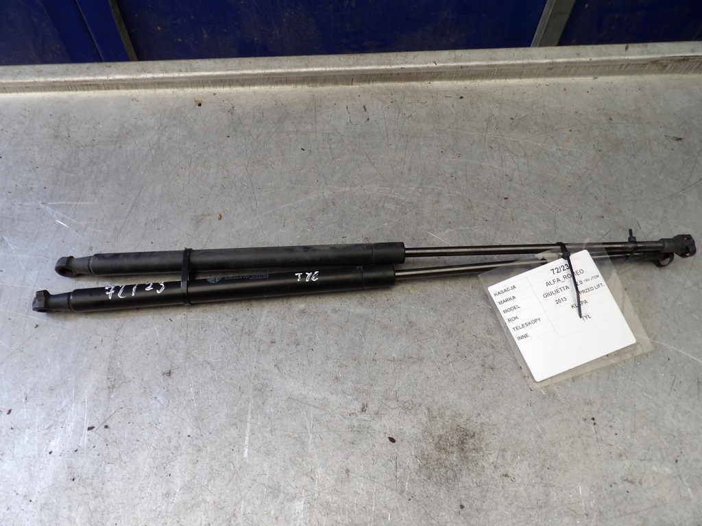 фото №1, Амортизаторы крышки tylej alfa romeo giulietta