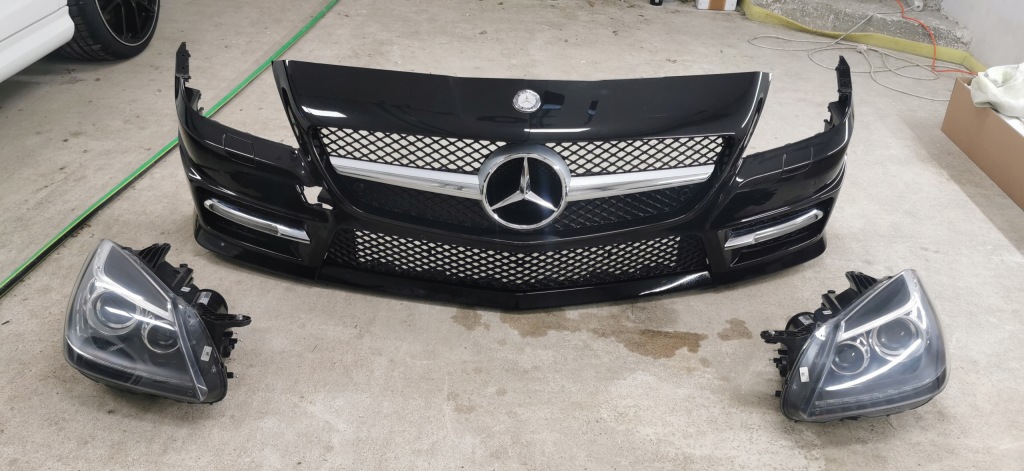 Радиатор воды кондиционер вентилятор mercedes slk r172 350 3.5 v6 Оригинал