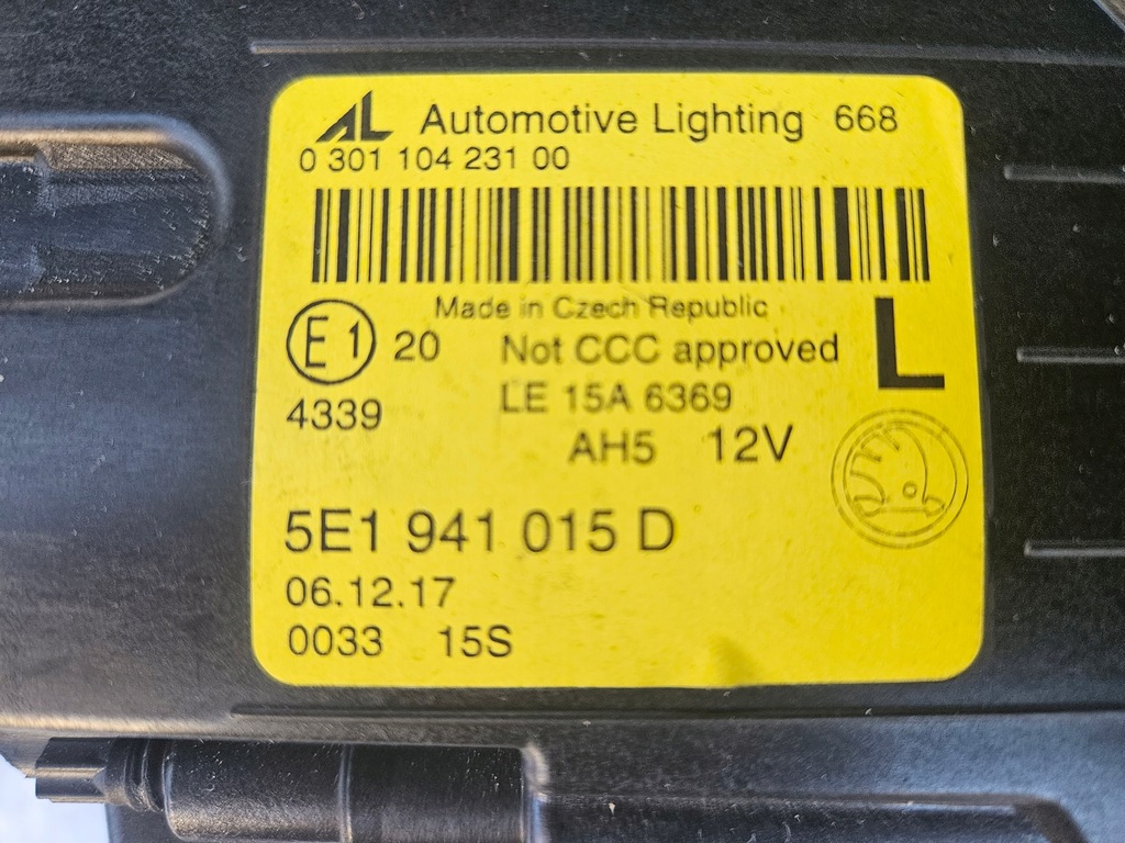 фото №11, Skoda octavia iii 5e1 lift лампа full led ліва права комплектна