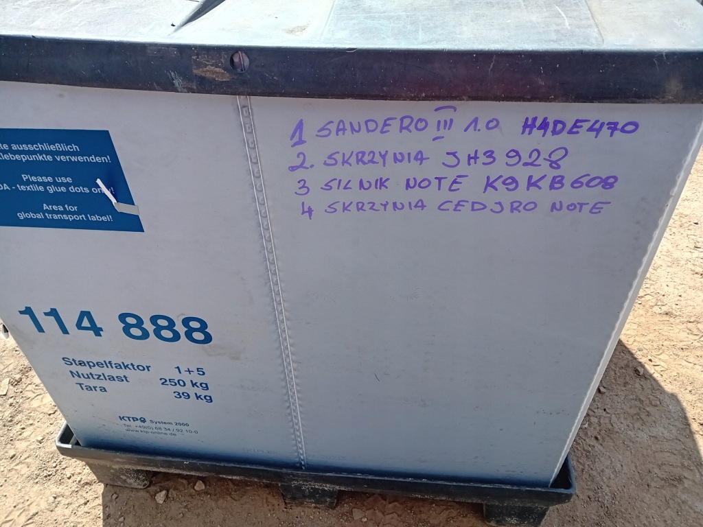 Двигатель sandero 3 clio v 1.0tce h4d470 комплект Оригинал