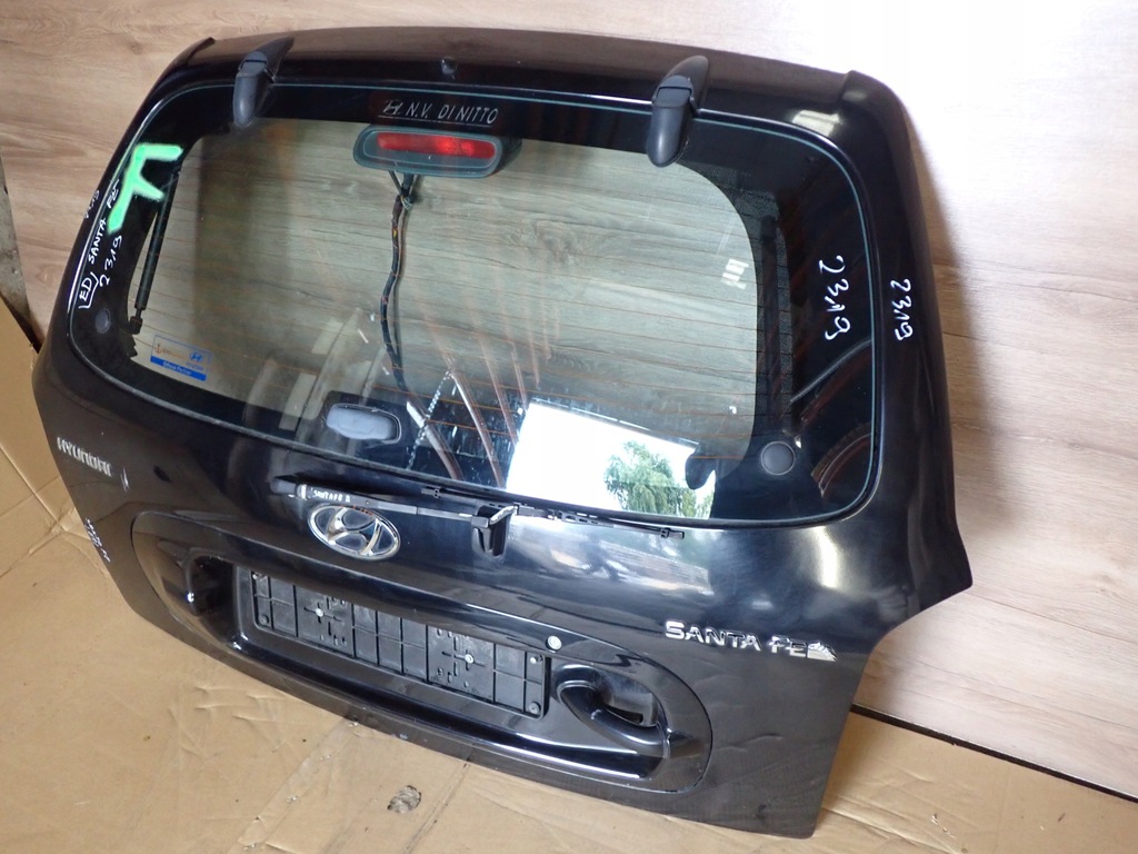 фото №7, Hyundai santa fe 01-06 крышка багажника багажника ed