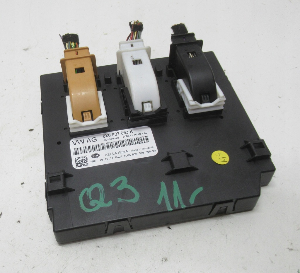 фото №1, Audi q3 11 r модуль комфорта блок управления бортовой сетью 8x0907063k