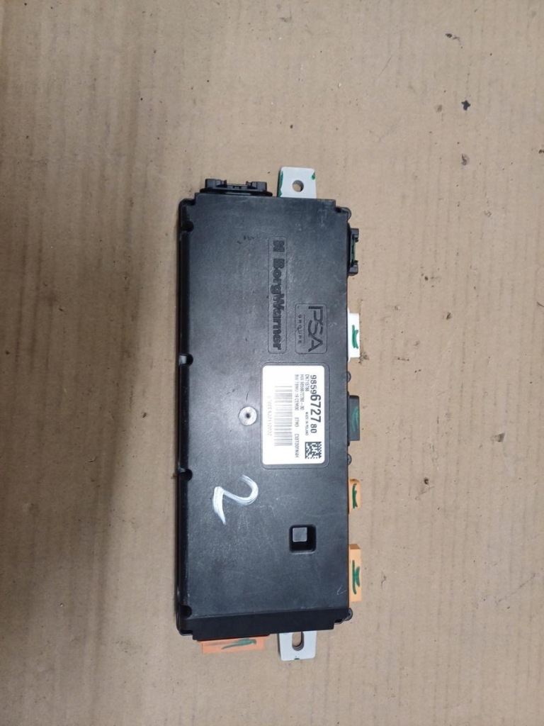 Купити Модуль блок керування бортовий комп'ютер акумулятора peugeot 9859672780