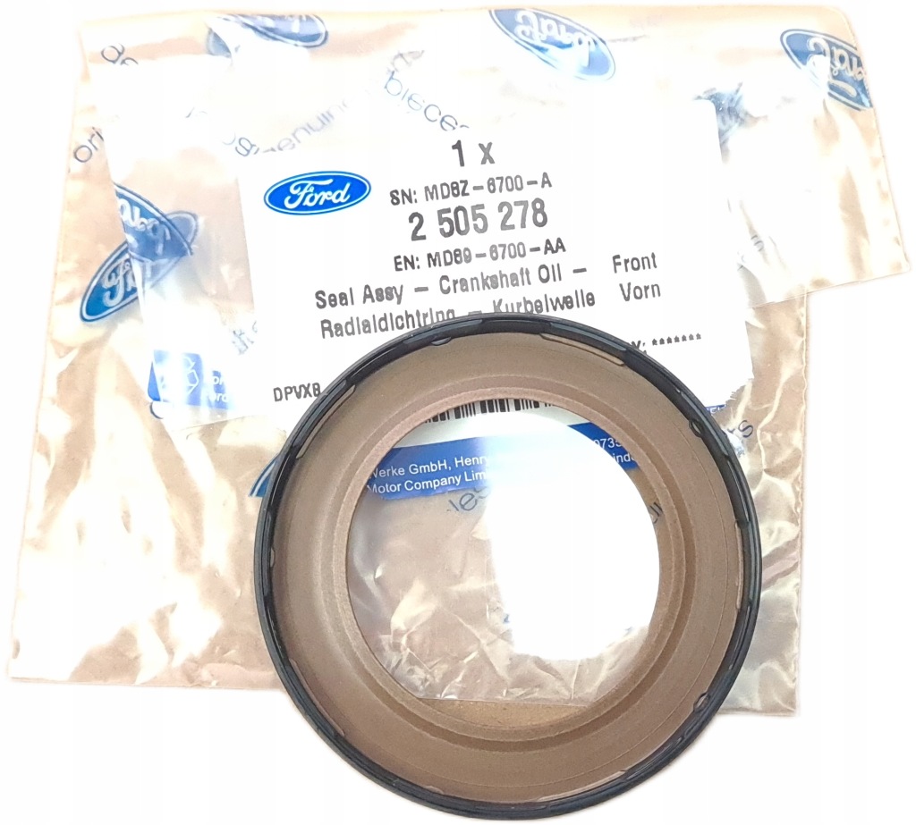 фото №1, Сальник вала коленчатого ford mustang kuga escape ranger focus fiesta