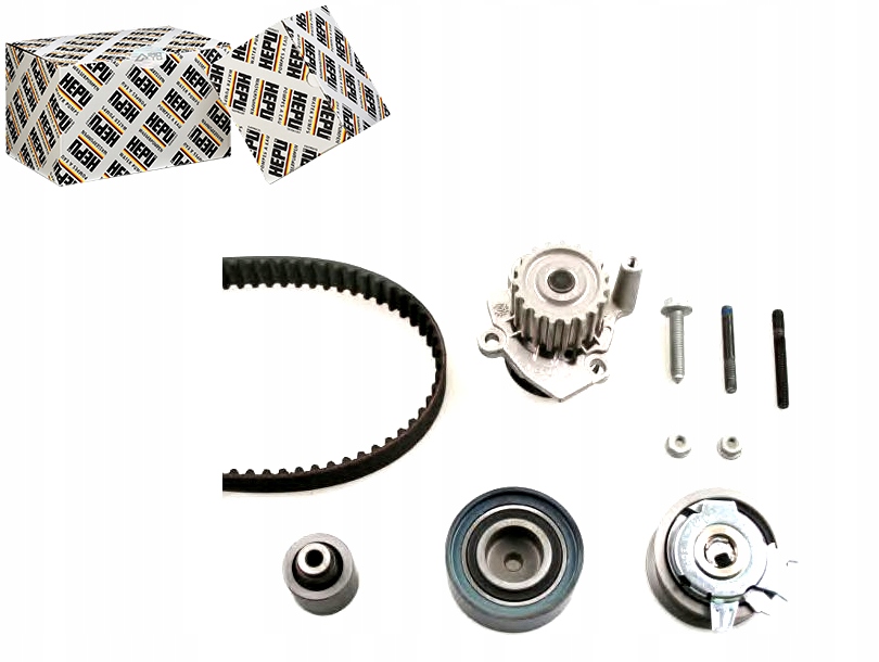 фото №1, Комплект - набір ремінь розподільного валу hepu ct1051wp1 ktb